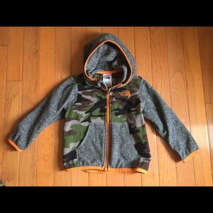 North face Camo Fleece Coat